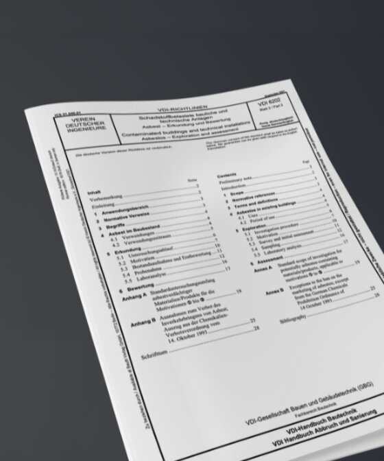 VDI Guideline 6202 – Fire dampers containing asbestos