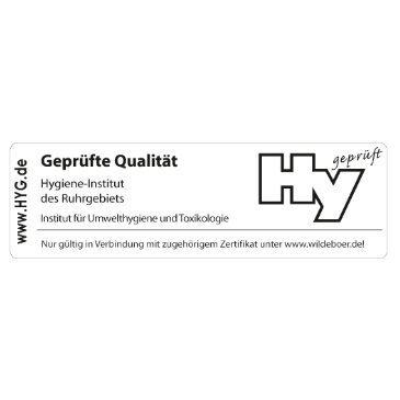Abbildung des Hygienezertifikates