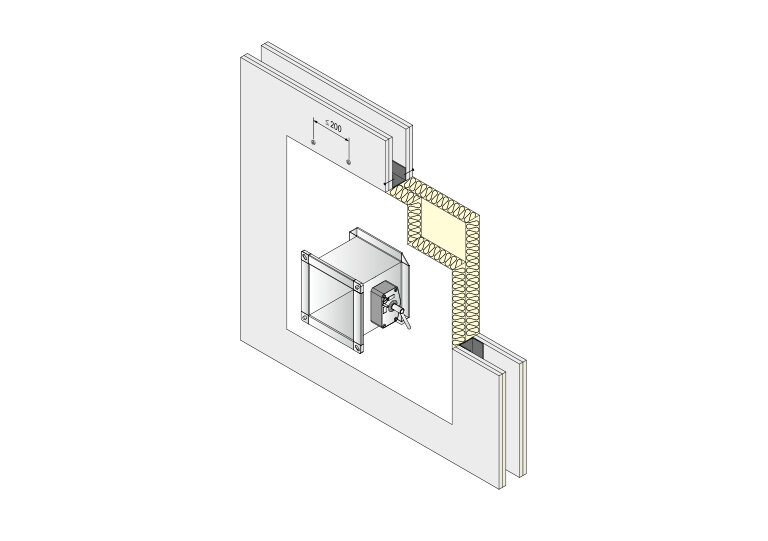Weichschotteinbau der FK90 in Metallständerwände