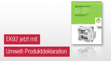 Umweltproduktdeklaration für die EK92