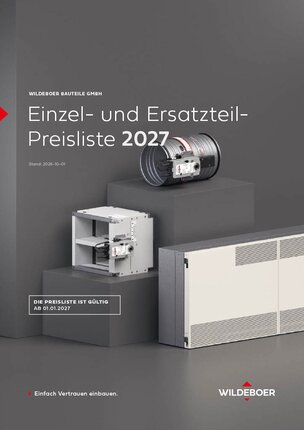 Die Einzel- und Ersatzteil-Preisliste 2027 von Wildeboer ist verfügbar.