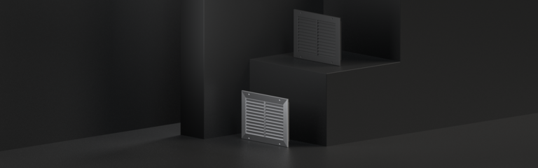 Afdekplaatje van de ventilatieroosters