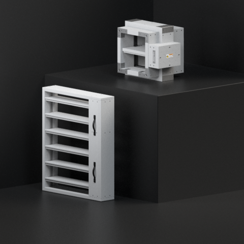 Cover picture of our smoke extraction dampers