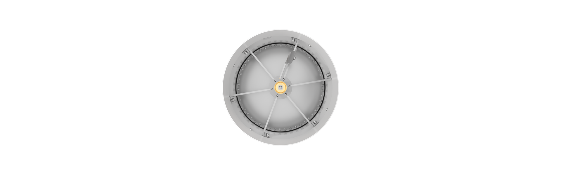 BV90 fire protection valve from behind