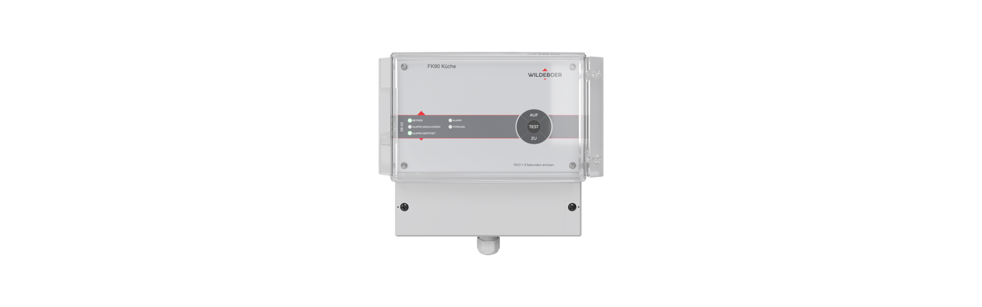 Remote control unit ZB-02 for FK90 fire damper in kitchens