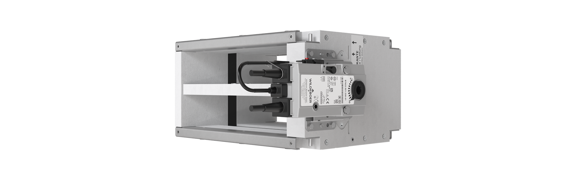 FK90K Brandschutzklappe halb rechts von vorne