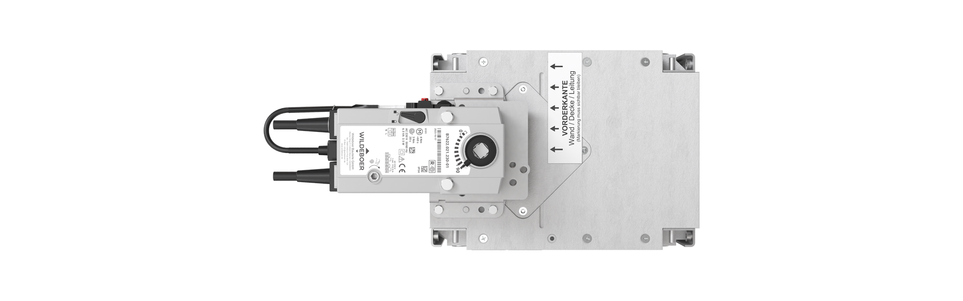 FK90K Brandschutzklappe rechts Seite