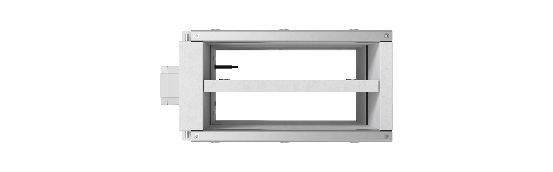 FK90K Brandschutzklappe von hinten