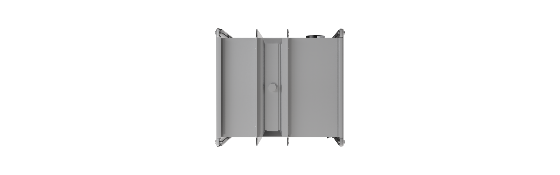 FK90 fire damper with OR32 smoke release device from the side