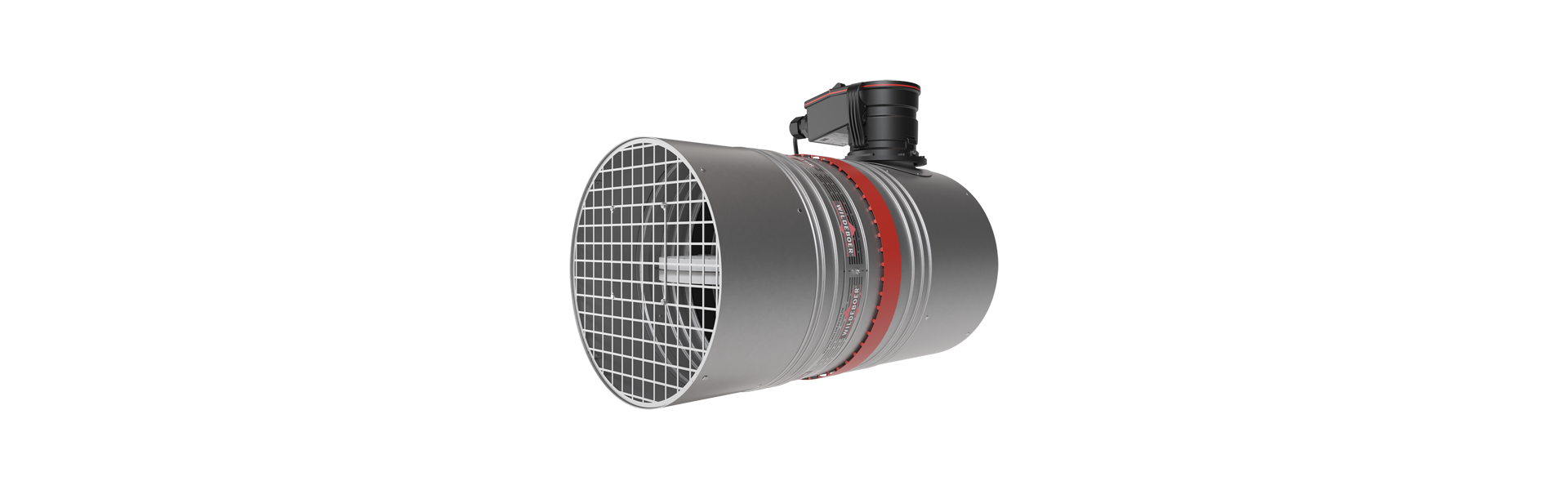 FR90 fire damper with OR4 Pro smoke release device half left from the front without motor