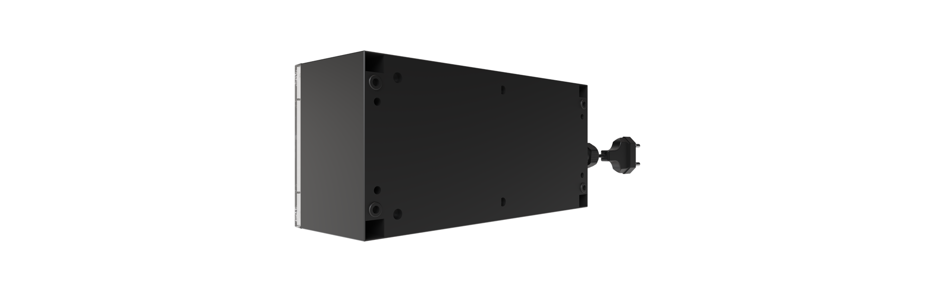 Fire alarm control panel module BS2-BZ-01 turned from behind and halfway to the right