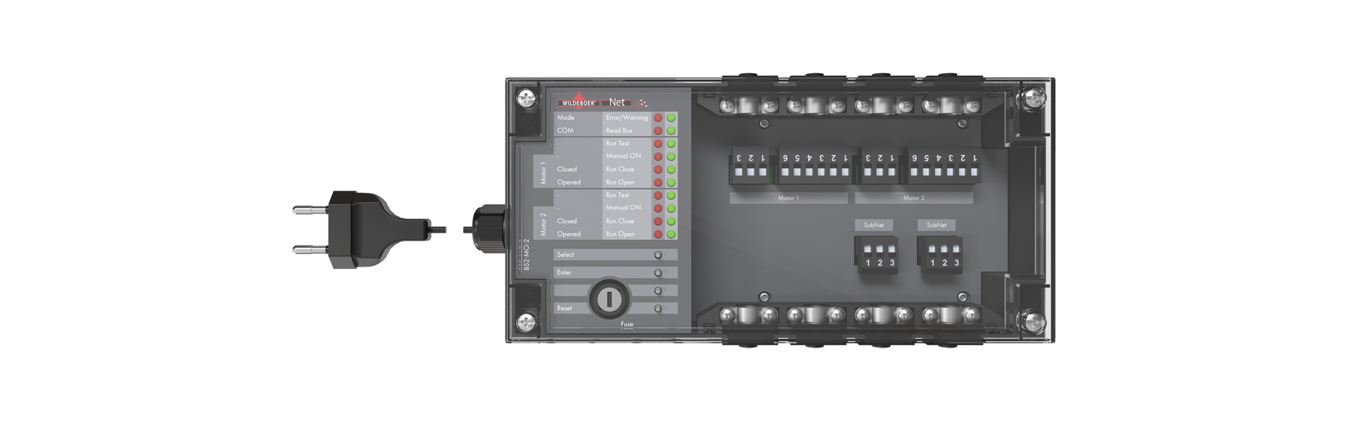 Motormodule BS2-MO van voren 