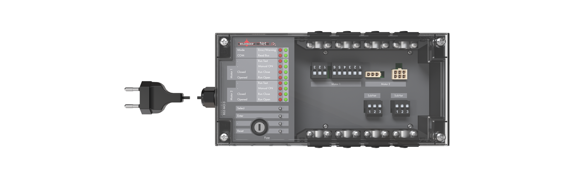 Motormodule BS2-MO van voren 
