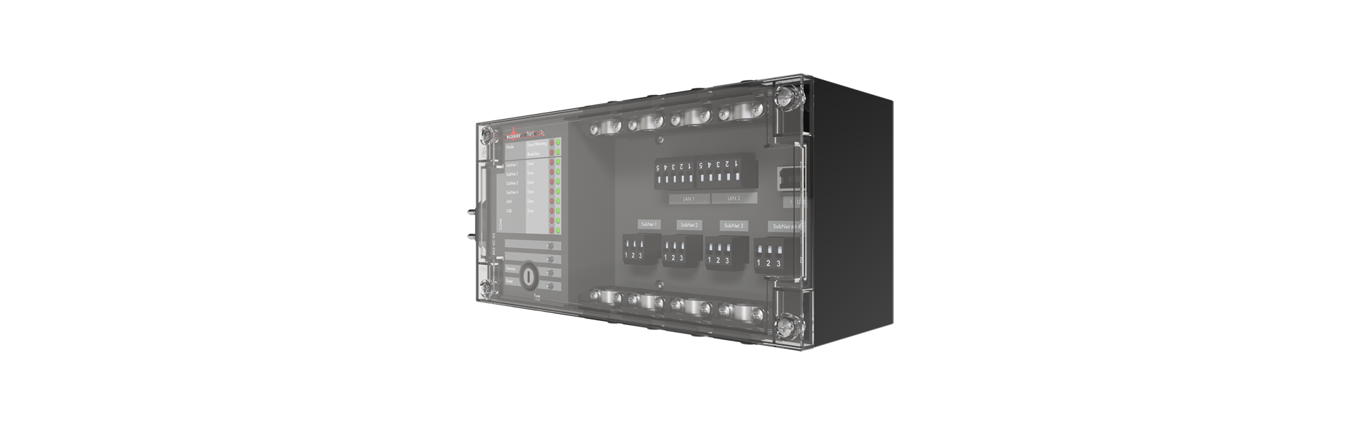 BS2-SC-02 Subnet controller turned halfway to the left from the front