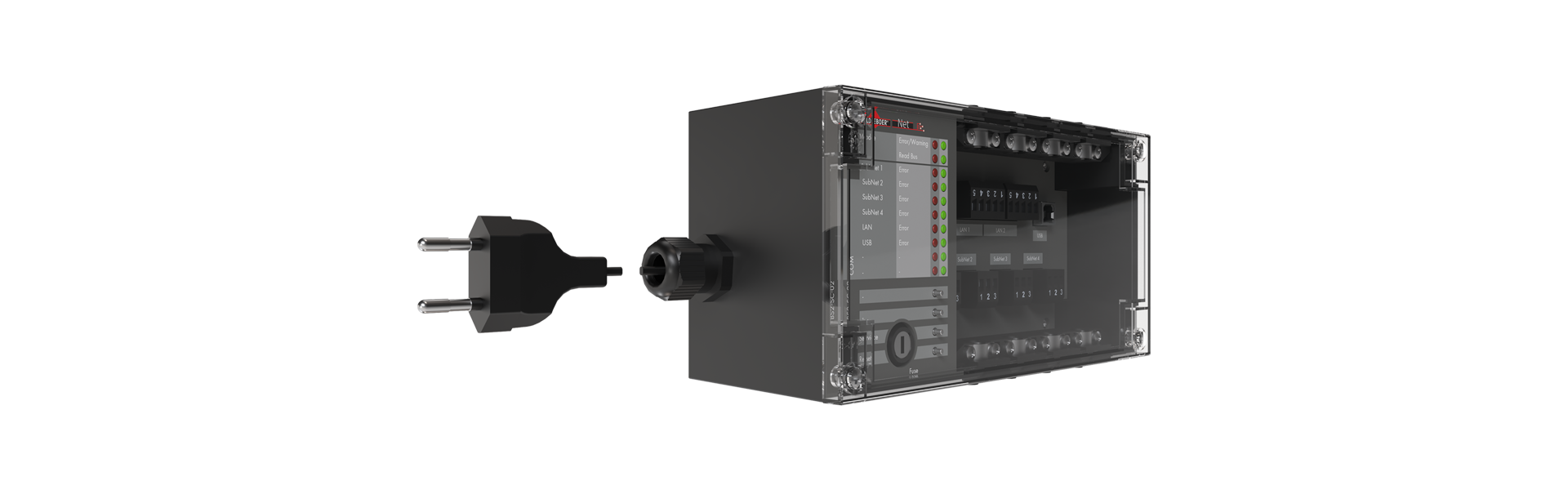 BS2-SC-02 Subnet controller turned halfway to the right from the front