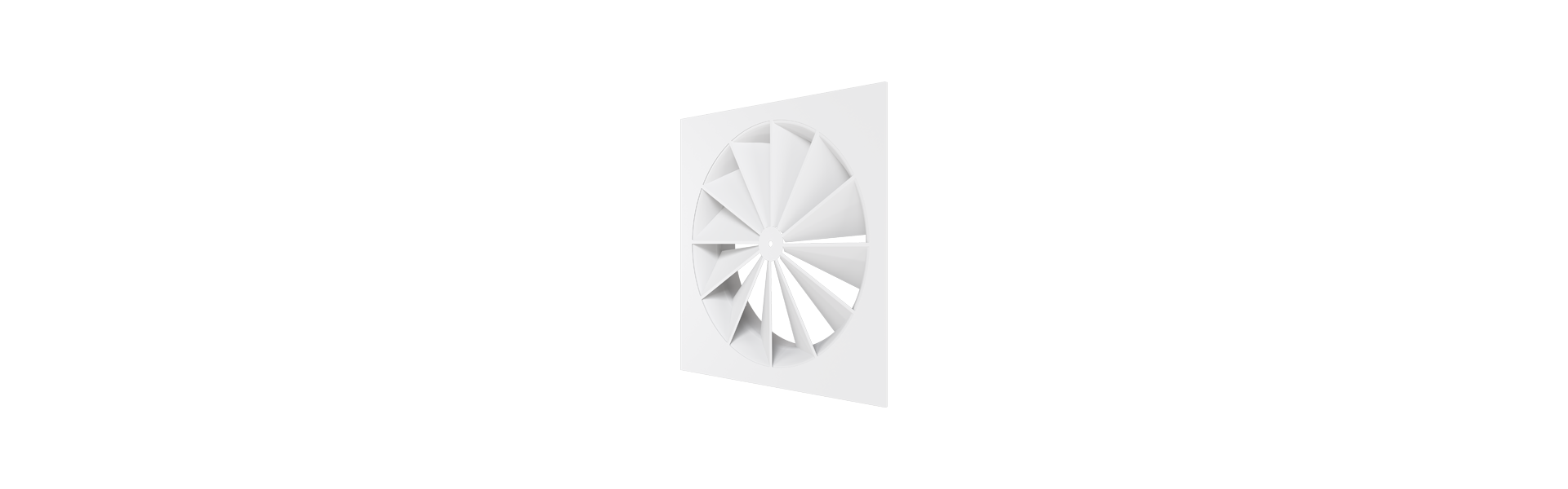 DF swirl diffuser (DFQ0)  turned half-way from the front to the left