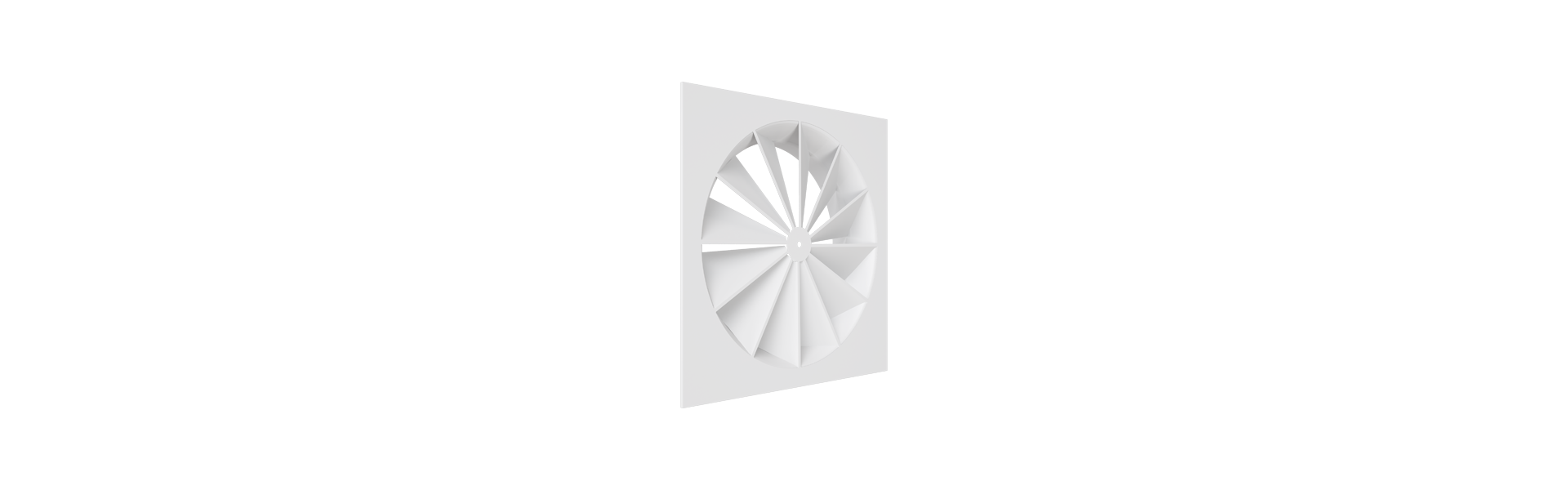 DF swirl diffuser (DFQ0) turned half to the right from the front