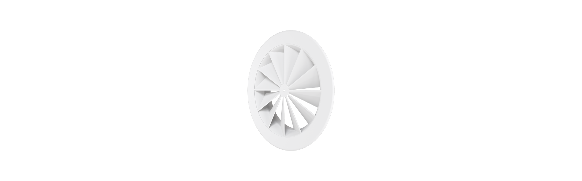 DF swirl diffuser (DFR0) turned half-way from the front to the left