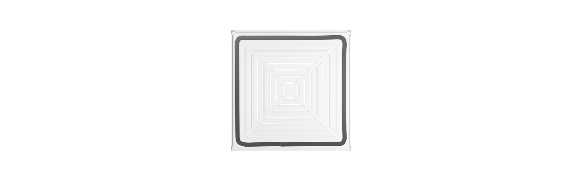 LFQ Linear-Luftdurchlass von Hinten