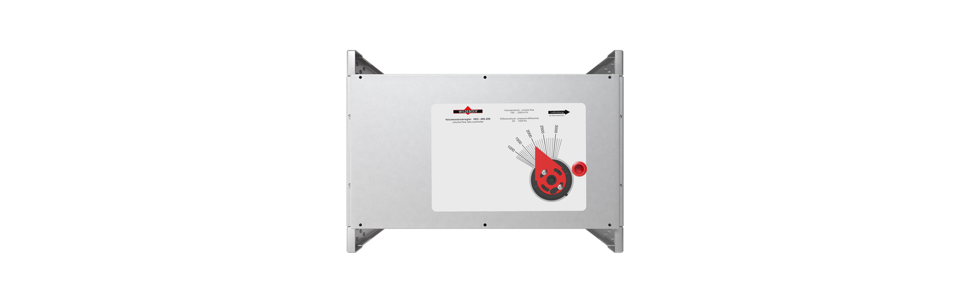 VK2 Volumenstromregler von der Seite