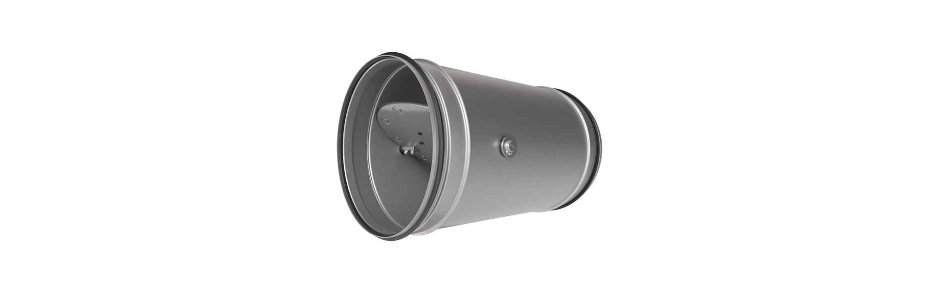 VRE1 volume flow controller turned half a turn from the front to the left