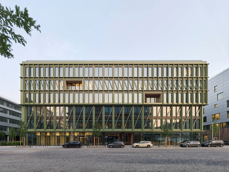 Wildeboer-producten zijn verwerkt in het i8-gebouw op de iCampus, Werksviertel München
