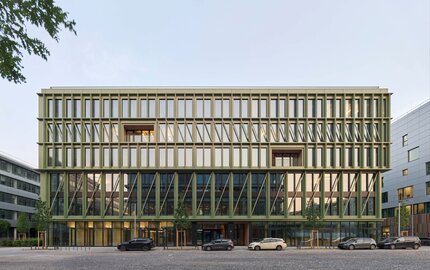Wildeboer-producten zijn verwerkt in het i8-gebouw op de iCampus, Werksviertel München
