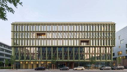 Wildeboer-producten zijn verwerkt in het i8-gebouw op de iCampus, Werksviertel München