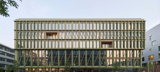 Wildeboer-producten zijn verwerkt in het i8-gebouw op de iCampus, Werksviertel München